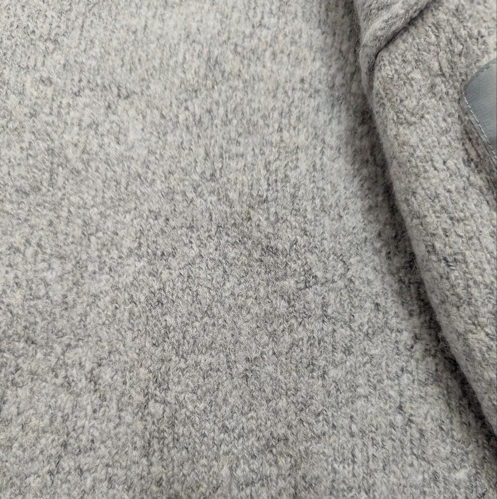 Alo new class cashmere hoodie sweatshirt knit Celestial Blue granite heather